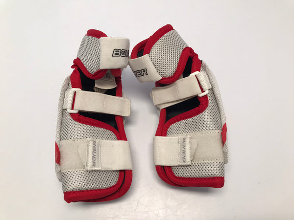 Hockey Elbow Pads Child Size Junior Small 6-8 Team Canada Red Grey White Like New
