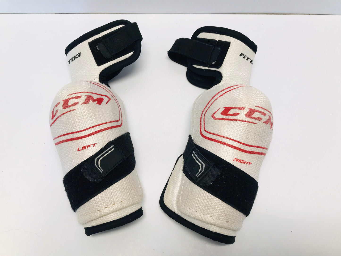 Hockey Elbow Pads Child Size Junior Small Age 6-8 Bauer Supreme Team Canada White Red Slim Fit