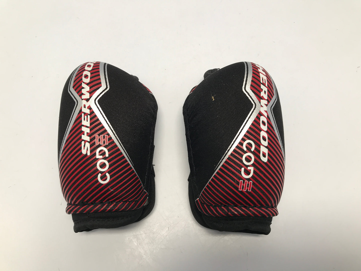 Hockey Elbow Pads Child Size Youth Large Age 5-6 Sherwood Black Red Like New