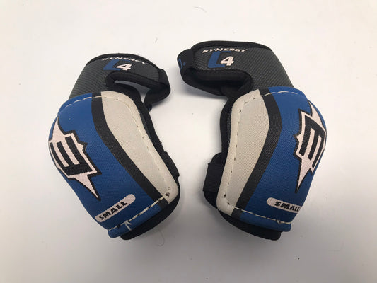 Hockey Elbow Pads Child Size Youth Small Age 3-4 Blue Grey