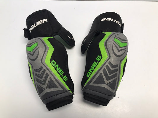 Hockey Elbow Pads Men's Size Small Bauer Supreme One .6 Black Lime Like New