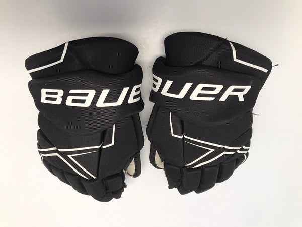Hockey Gloves Child Size Junior 12 inch Bauer  Black  Like New