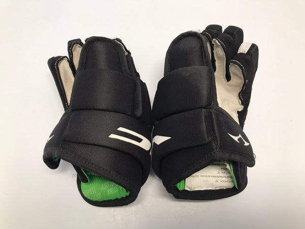 Hockey Gloves Child Size Youth 10 inch Vic Black Lime Like New