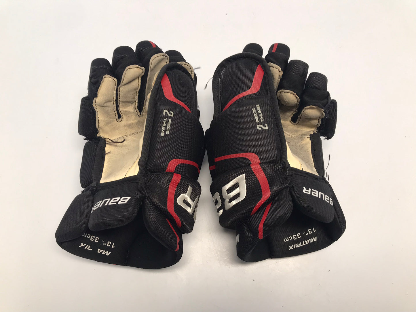 Hockey Gloves Men's Senior 13 inch Bauer Supreme Matrix 2 pc Thumb Outstanding Qualiy Like New