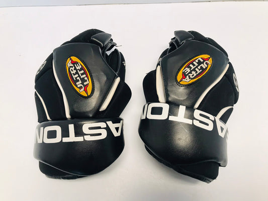 Hockey Gloves Men's Size 13.5 inch Easton Black White Excellent