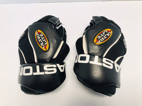 Hockey Gloves Men's Size 13.5 inch Easton Black White Excellent