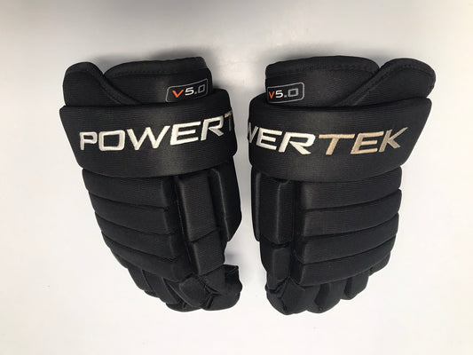 Hockey Gloves Men's or Junior Size 13 inch Power Tek Black Like New