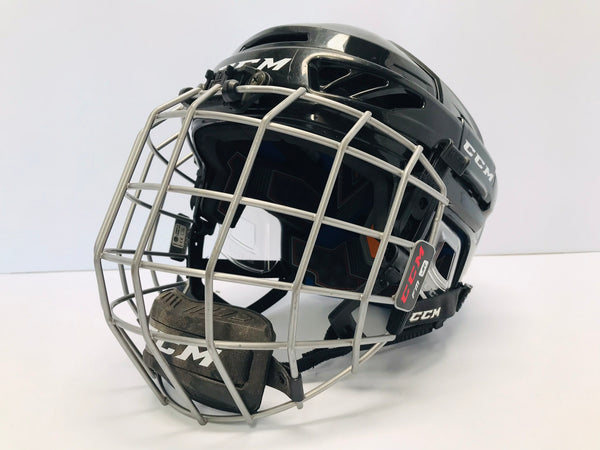 Hockey Helmet Child Size Junior 6-8 CCM Black With Cage Expires Dec 2026 Like New