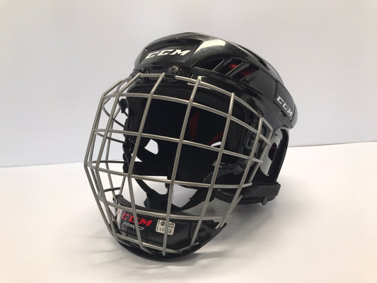 Hockey Helmet Child Size Junior Medium Age 7-10 CCM with Cage Expires Dec 2026