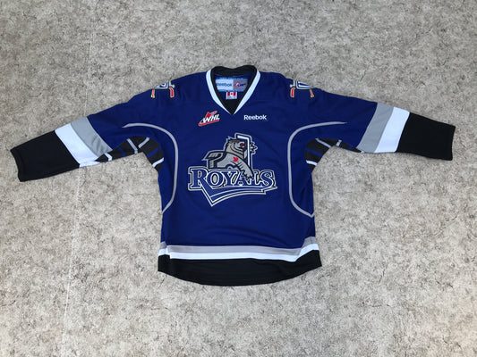 Hockey Jersey Child Size Lg-X Large Age 10-12 WHL Victoria Royals Blue NEW