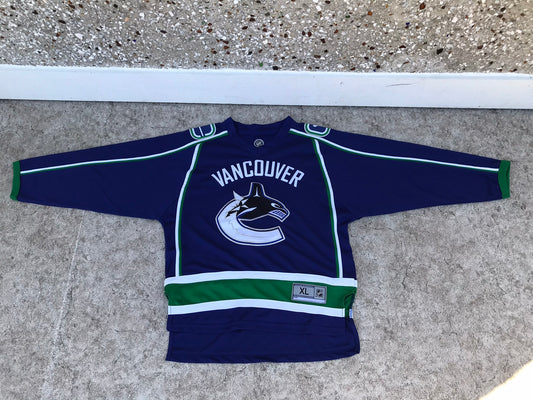 Hockey Jersey Junior X Large Vancouver Canucks New Demo Model