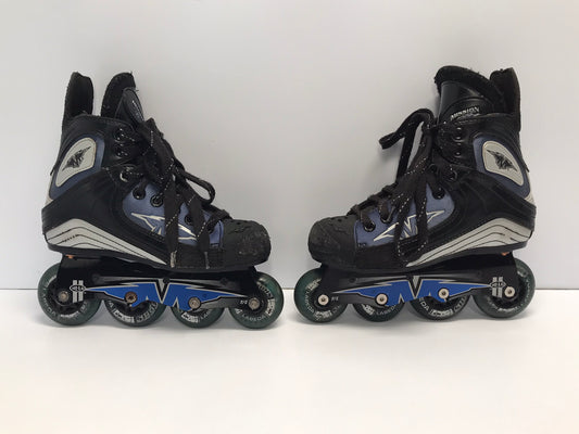 Hockey Roller Hockey Skates Child Size 3 Shoe Size Mission Black Blue