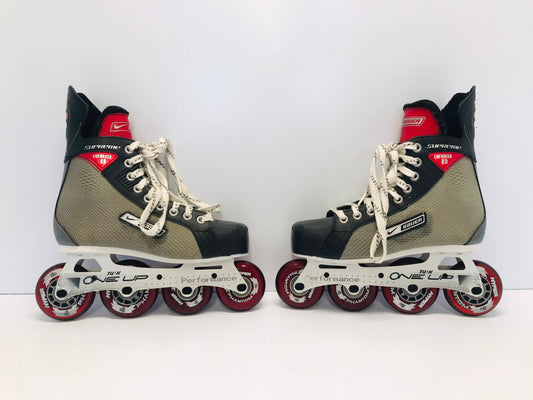 Hockey Roller Hockey Skates Mens Shoe Size 6.5-7 Bauer Supreme Nike Excellent