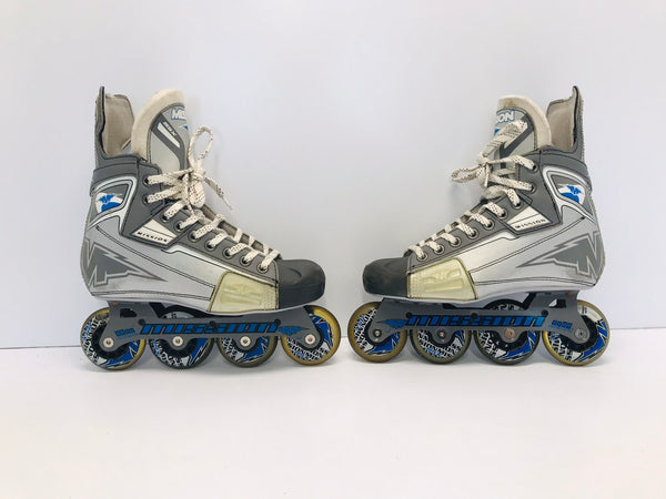 Hockey Roller Hockey Skates Youth Child Size 5 Excellent Mission Rubber Wheels