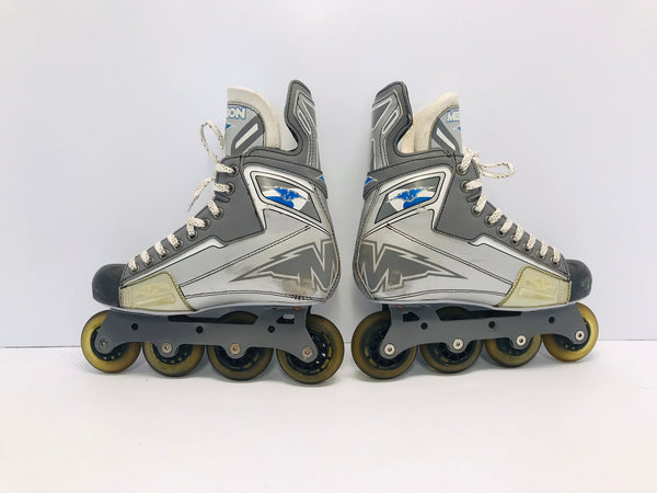 Hockey Roller Hockey Skates Youth Child Size 5 Excellent Mission Rubber Wheels