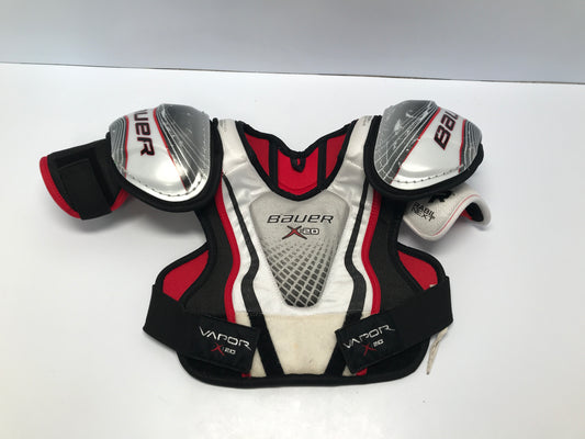 Hockey Shoulder Chest Pad Child Size Junior Medium Bauer Vapor X.20 Red Black