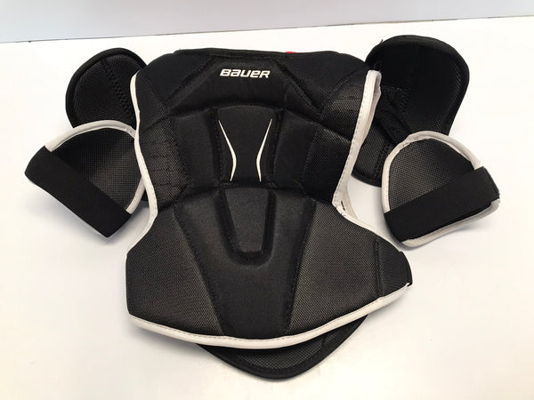 Hockey Shoulder Chest Pad Child Size Junior Small 6-8 Bauer Vapor X Pro Black Red Like New