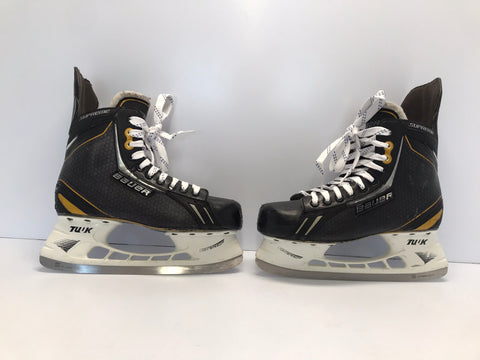 Hockey Skates Men's Size 10.5 Shoe Size Bauer Supreme One .4 Excellent