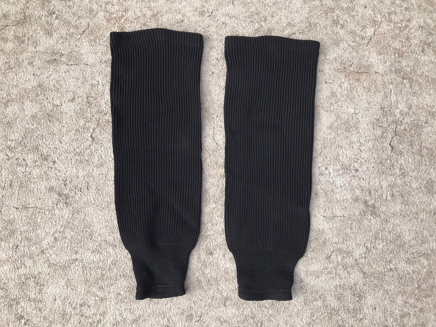 Hockey Socks Child Size 24 inch Junior Age 7-10 Black Minor Wear