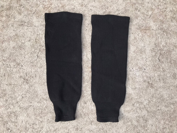 Hockey Socks Child Size 24 inch Junior Age 7-10 Black Minor Wear