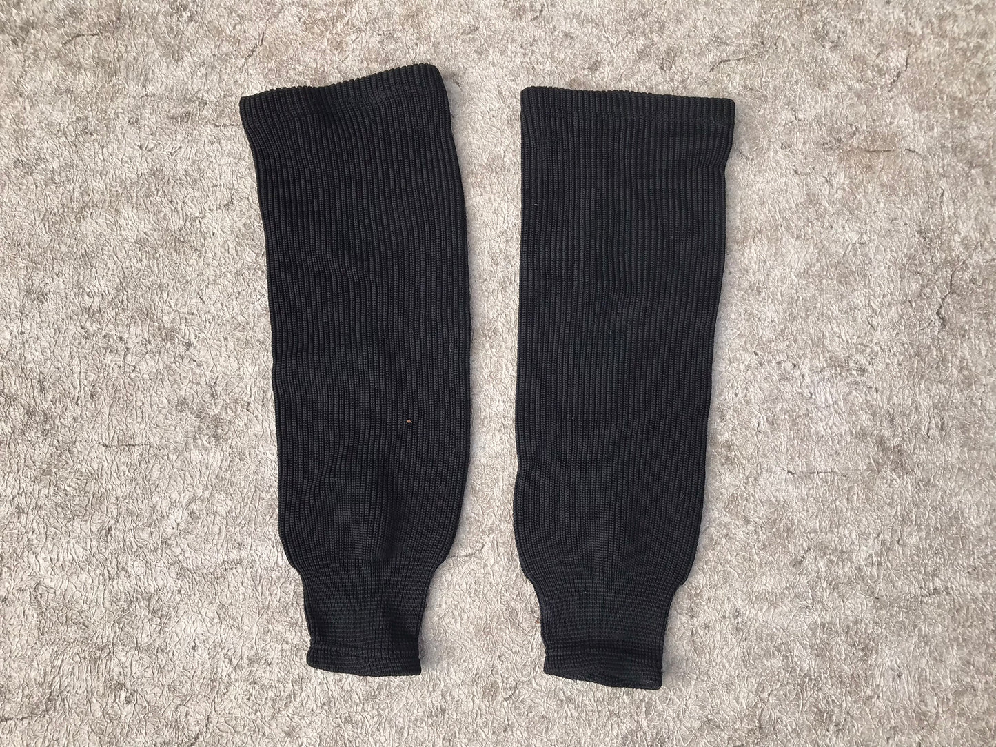 Hockey Socks Child Size 24 inch Junior Age 7-10 Black Minor Wear