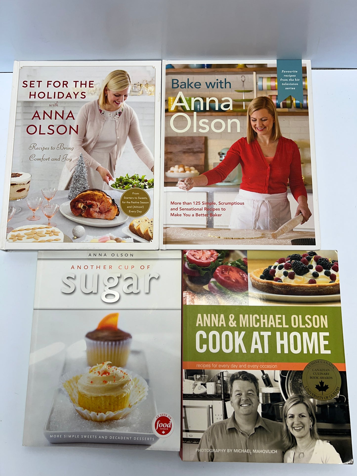 Home Cook Books Anna Olson Large Hardcovered Collection Like New