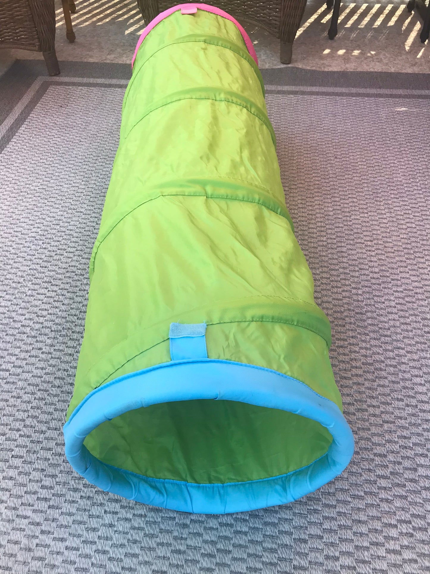 IKEA BUSA Play Tunnel, Heavy Duty, 5 Ft Long 16 inch Wide Collapsible for Easy Storage, Cats, Dogs, Toddlers Children Excellent