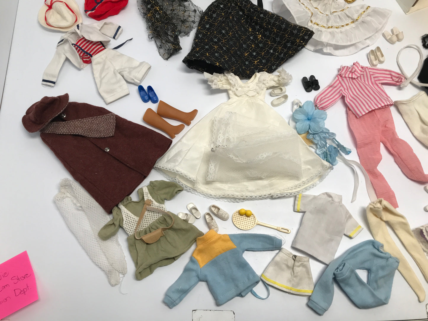 Vintage 1983 Sindy Doll Set England Doll, Kitchen Set, 12 Clothing Sets Excellent