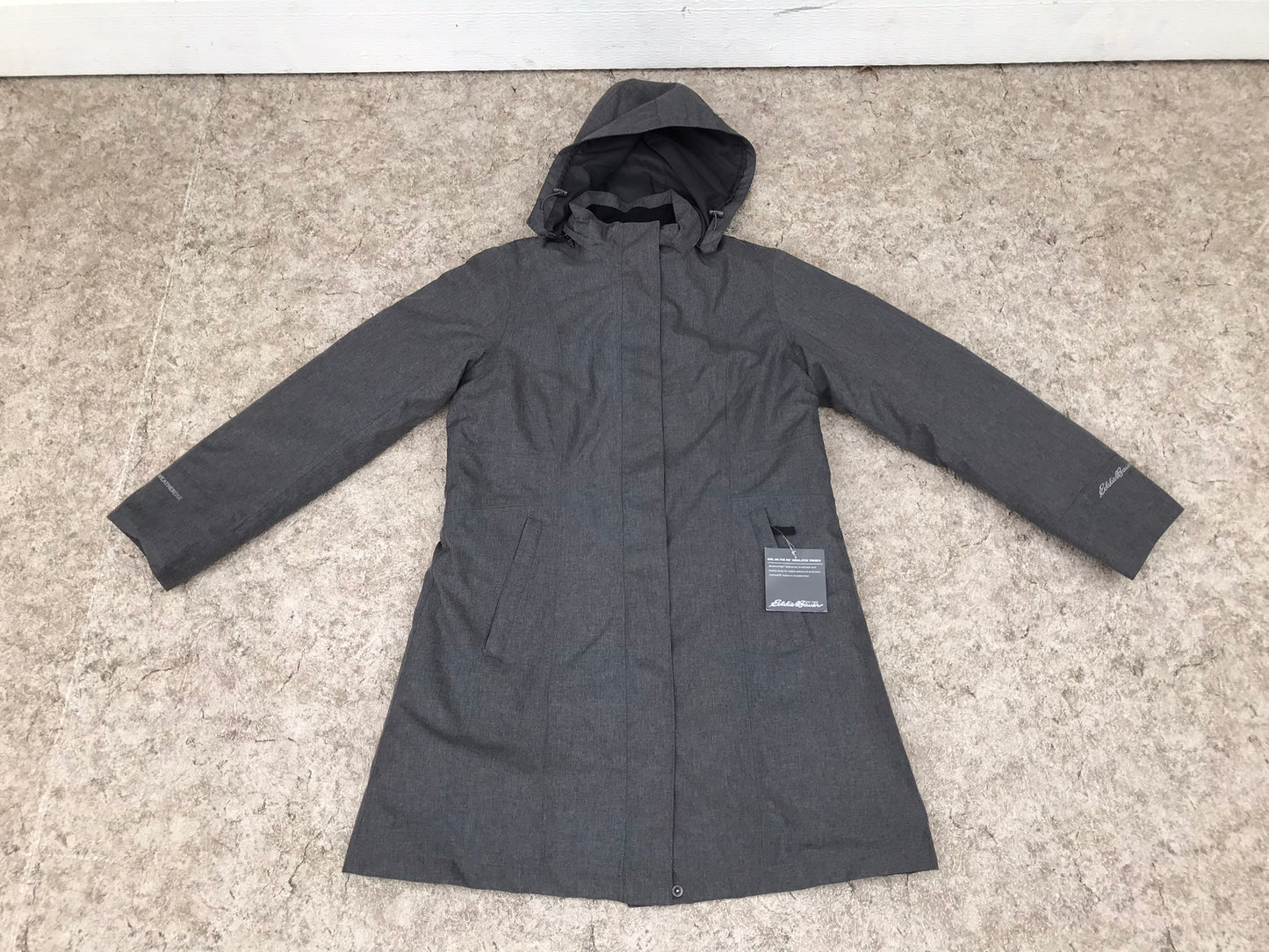 Ladies Size M Insulated Rain Trench Coat Removeable Insulated Liner New With Tag Waterproof Sealed