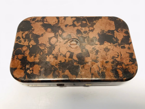 Great Grandpa's Antique 1934 Hardy Bros England Neroda Dry Fly Salmon Fishing Box RARE 6.2 x 4"5 x 4"
