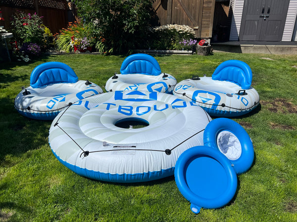 Outbound Family Set of River Lake Beach Floats New Demo Model