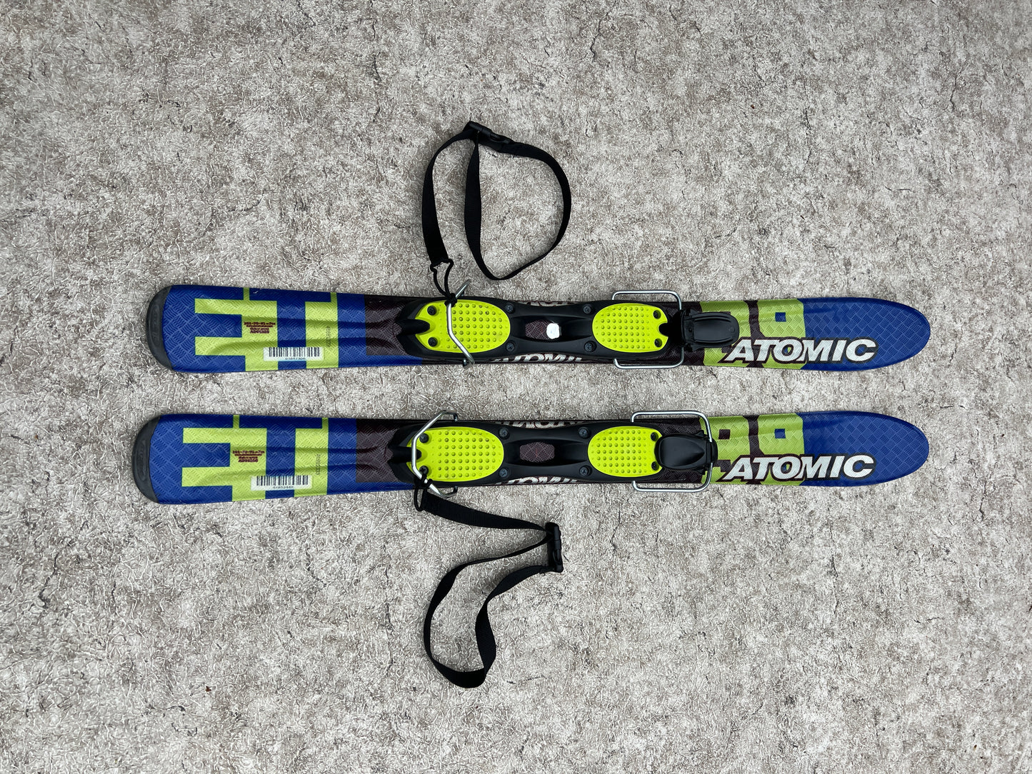 Ski 99 Skate Ski Snow Blades Atomic Lime Blue Excellent