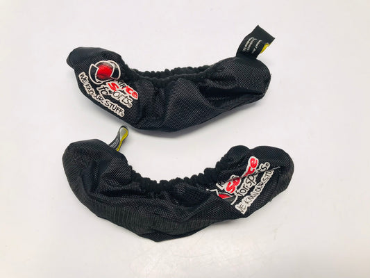 Hockey Skate Guards Black Terri Cloth Kirbies Men's Shoe Size 6-12