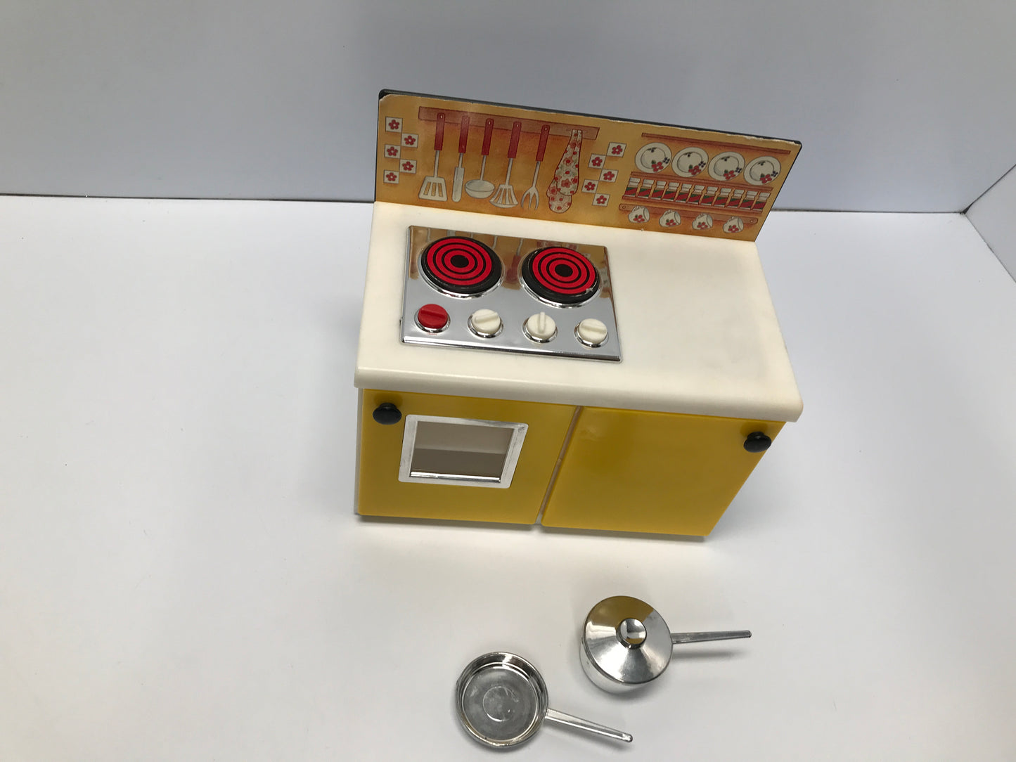 Vintage 1968 Stamped On Back Barbie Kitchen Cooker From UK Casdon Play Kitchen Vary Rare