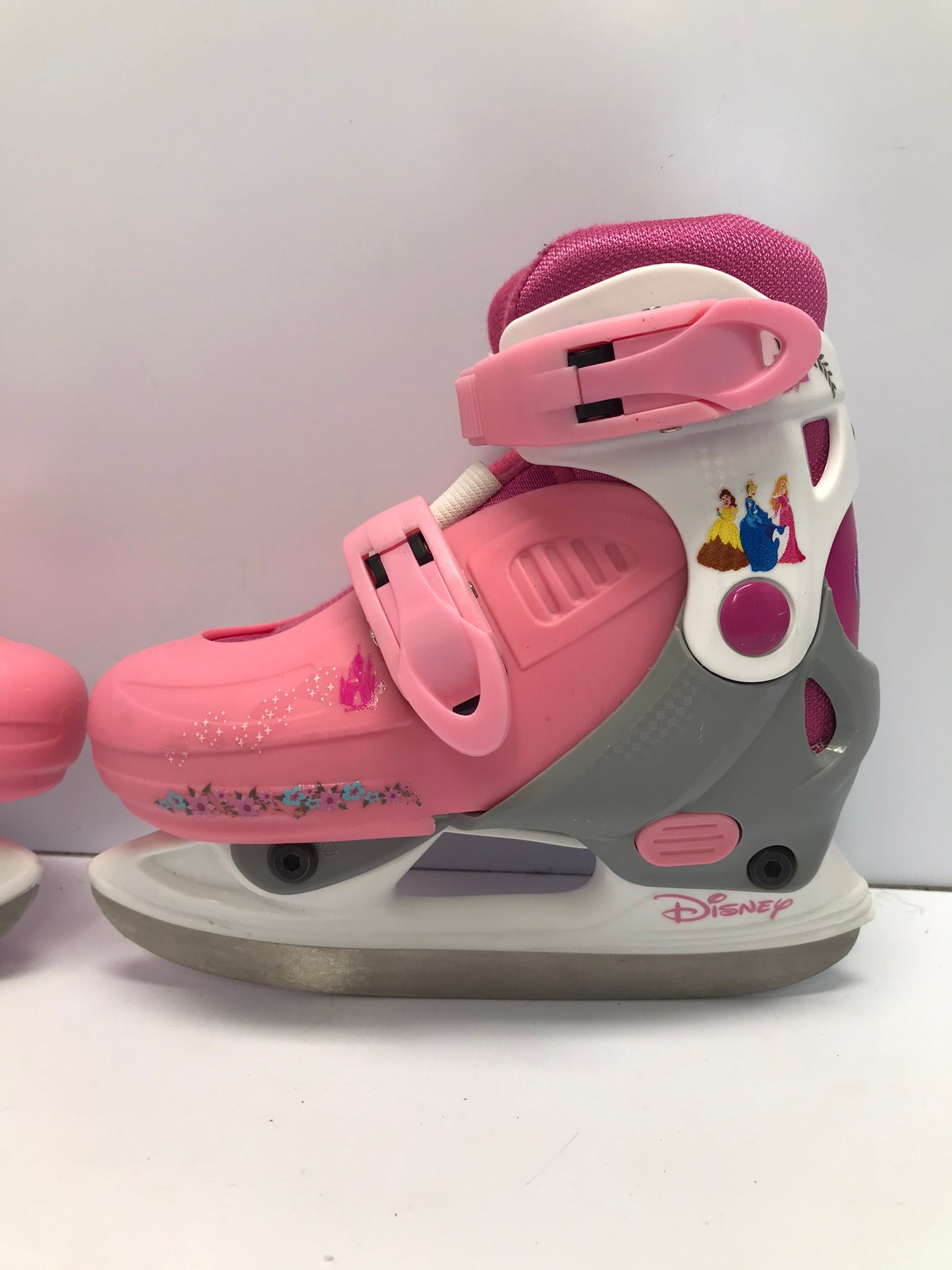 Ice Skates Child Size 9-12 Disney Lil Princess Pink Adjustable Like New