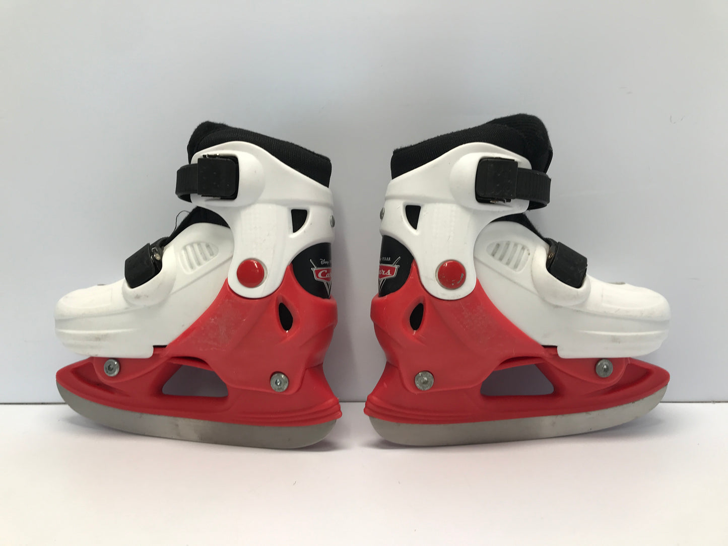 Ice Skates Child Size 9-12 Shoe Size Toddler Adjustable Disney Cars Excellent