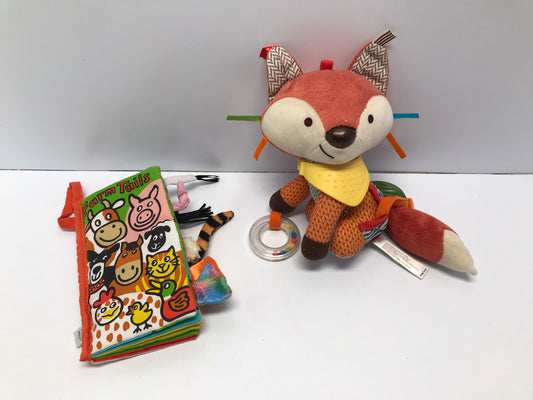 Jelly Cat Farm Tales, Skip Hop Fox Plush Adventure Baby Toy