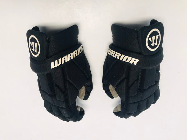 Lacrosse Gloves Child Size 10-12 Youth Warrior No Strings Black