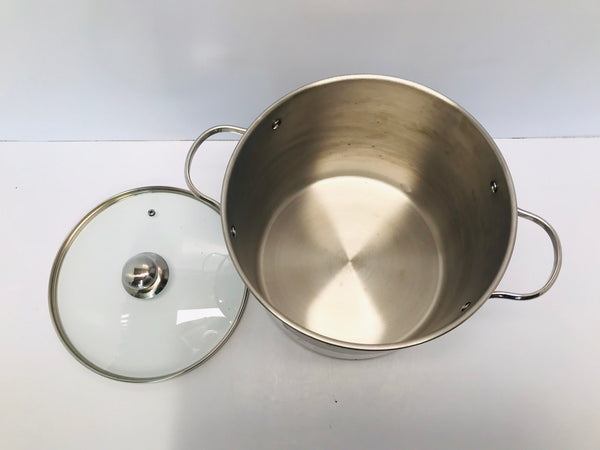 Large Camping Soup Stock Pot With Lid Stainless Steel Excellent