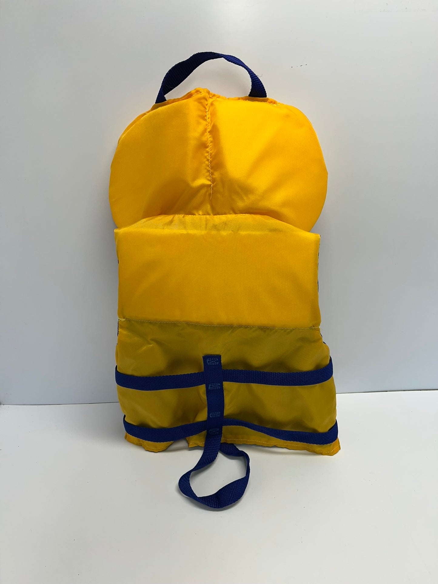 Life Jacket Child Size 30-60 lb Buoy o Boy Yellow Blue Like New