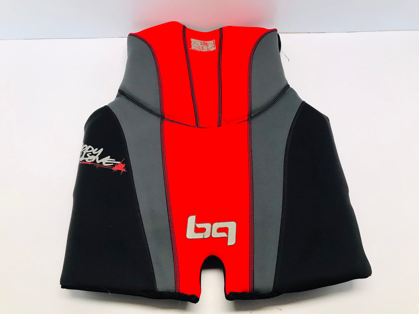 Life Jacket Men's Size Medium Body Glove Neoprene Surf, Ski Water Sports Red Black Neoprene