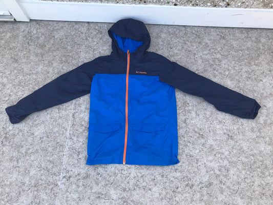 Light Coat Child Size 14 Youth Columbia Great for Spring and Fall Wear Micro Fleece Lining Inside Blue Orange Like New