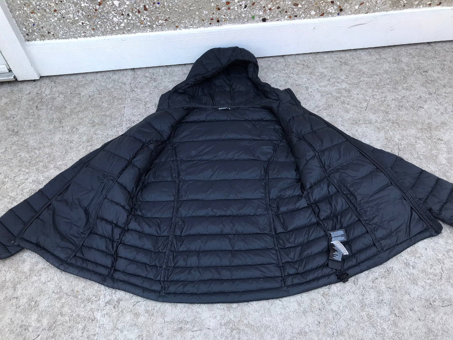 Light Weight Coat Ladies Size X  Large Puffer By Paradox Black Like New