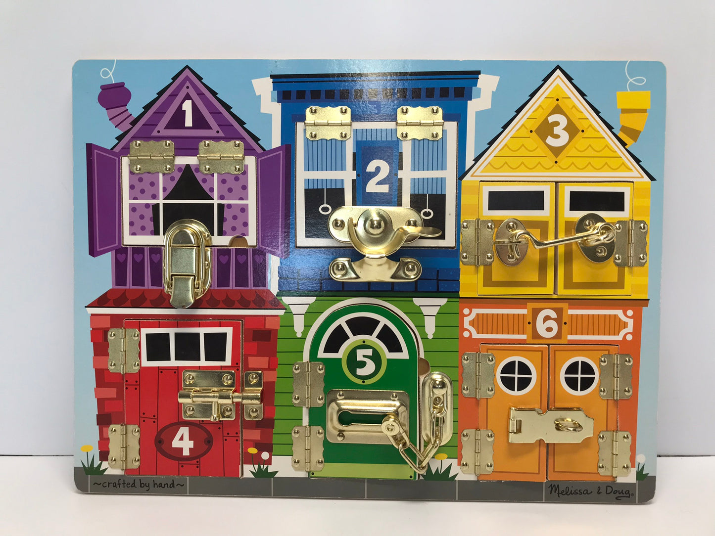 Melissa And Doug Locks And Latches Doors Large Puzzle