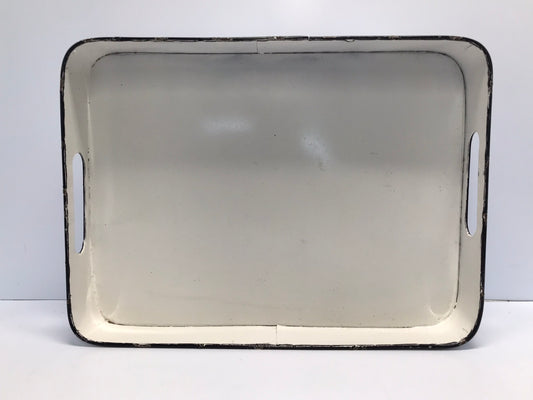 Metal Party Tray Made Destressed 12-17 Inches