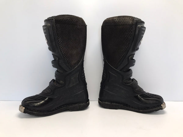Motocross BMX Dirt Bike Riding Boots Men's Size 7 Xtreme Black Excellent