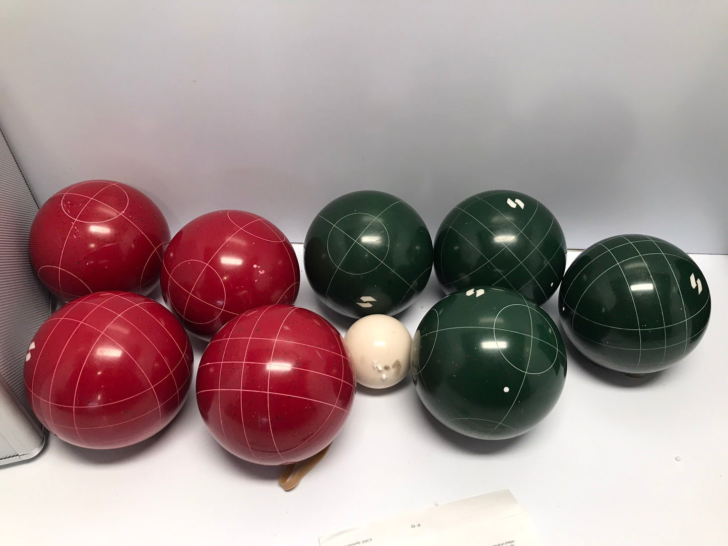 Outdoor Toys Adult Bocce Ball Pro Model Sports Craft Heavy NEW In Case