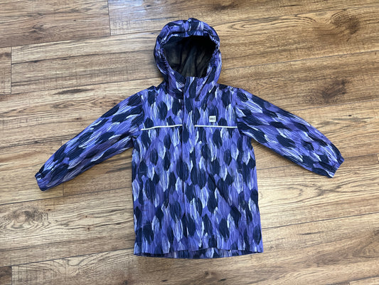 Rain Coat Child Size 4 MEC Purple Navy Like New