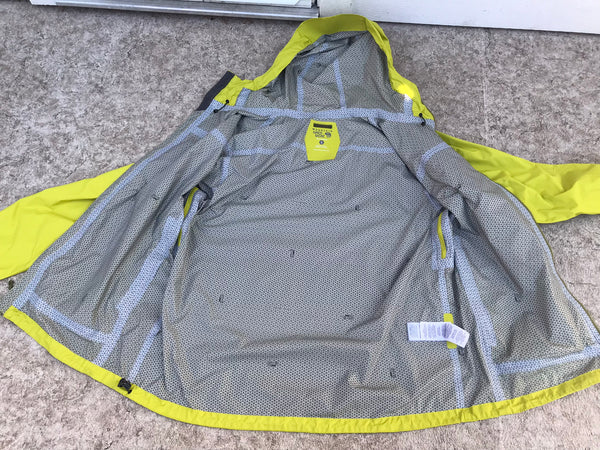 Rain Coat Ladies Size Medium Sierra Gore-Tex Waterproof Sealed Seams Under Arm Air Vents Outstanding Black