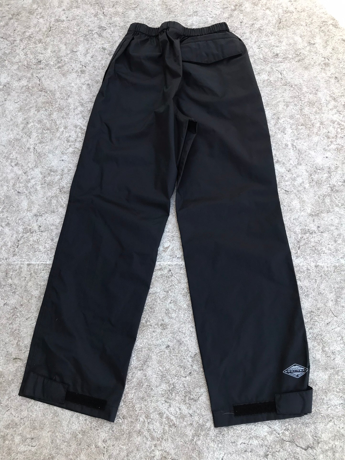 Rain Pants Child Size 10-12 Columbia  Black New